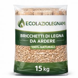 Ecolazionelegnami -Bricchetti di Legna da Ardere  bancale 900 kg